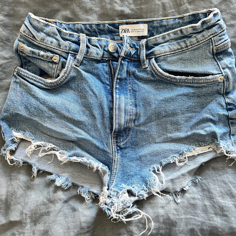 Zara denim shorts